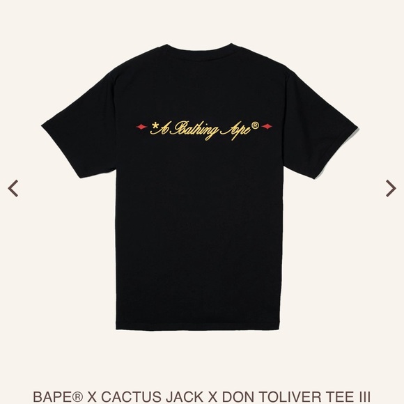 BAPE® X CACTUS JACK X DON TOLIVER TEE